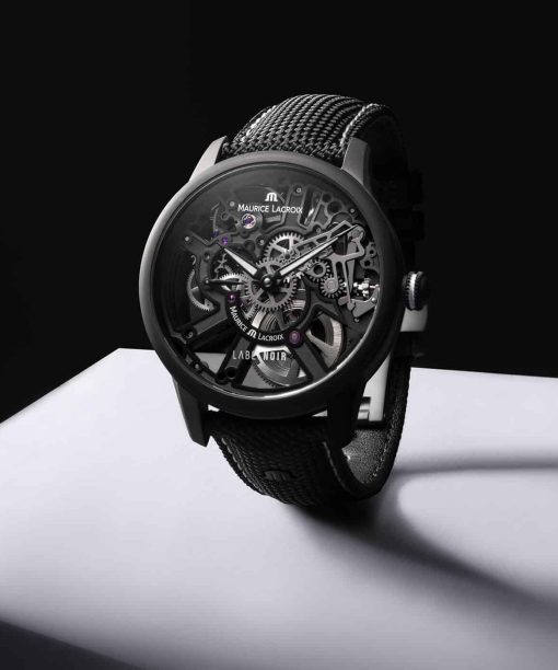 Maurice Lacroix MASTERPIECE Skeleton Label Noir 43mm - MP7228-DLB04-090-2 - Bilde 5