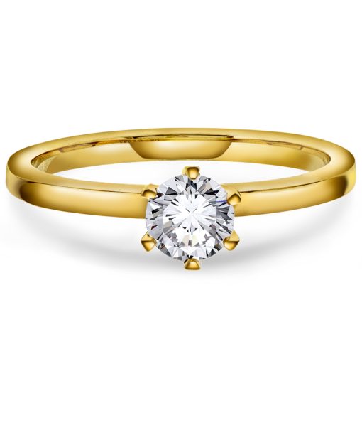 Contessa ring i gull LAB diamant 0,5 ct. - Bilde 2
