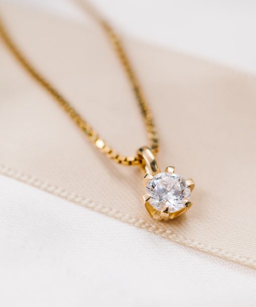 Contessa anheng gull LAB diamant 0,5 ct. - Bilde 2