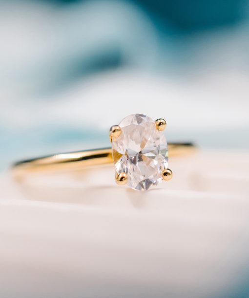 Empress ring i gull LAB diamant 1,25 ct. - Bilde 4
