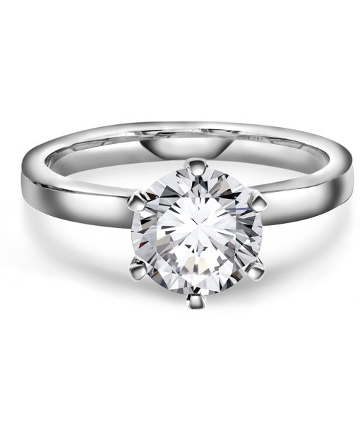 Contessa ring i gull LAB diamant 2 ct. - Bilde 2