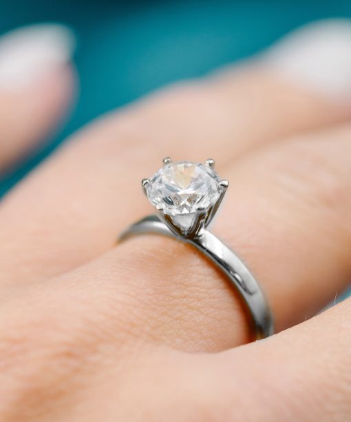 Contessa ring i gull LAB diamant 2 ct. - Bilde 3