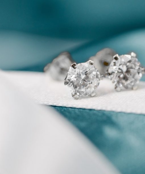 Contessa øredobber gull LAB diamant 2 ct. - Bilde 2