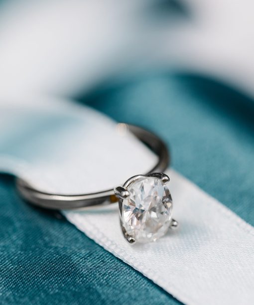 Empress ring i gull LAB diamant 2 ct. - Bilde 4