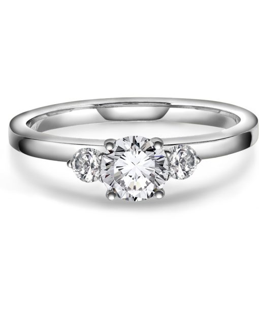 Princess ring gull LAB diamanter 0,95 ct. - Bilde 2