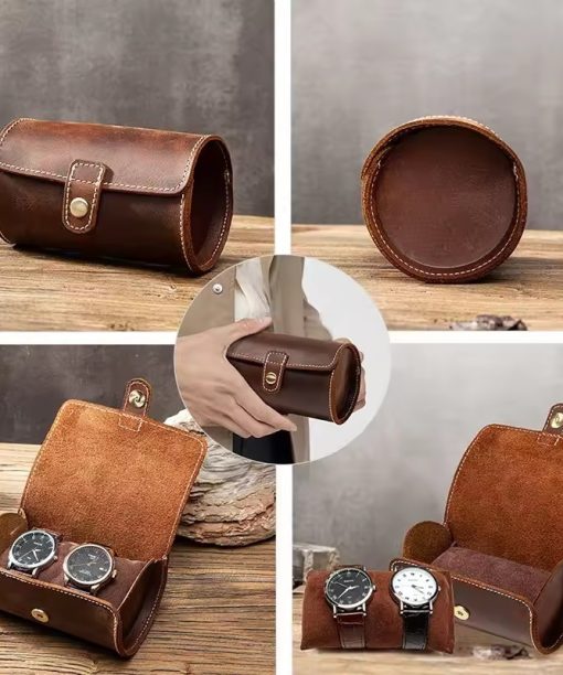 Alternative view of Leather watch roll 2