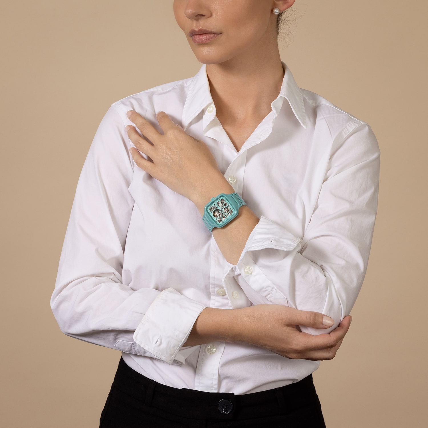 Rado True Square Automatic Open Heart - R27176712 - Bilde 6