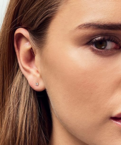 Alternative view of Sif Jakobs Solitaire earrings Venice - with lab-grown diamonds