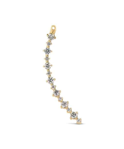 Sif Jakobs Earring Brina Lungo Charm Right - with lab-grown diamonds