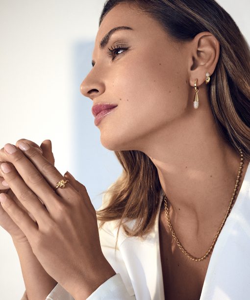 Sif Jakobs Earrings Goccia Creolo Piccolo - Bilde 2