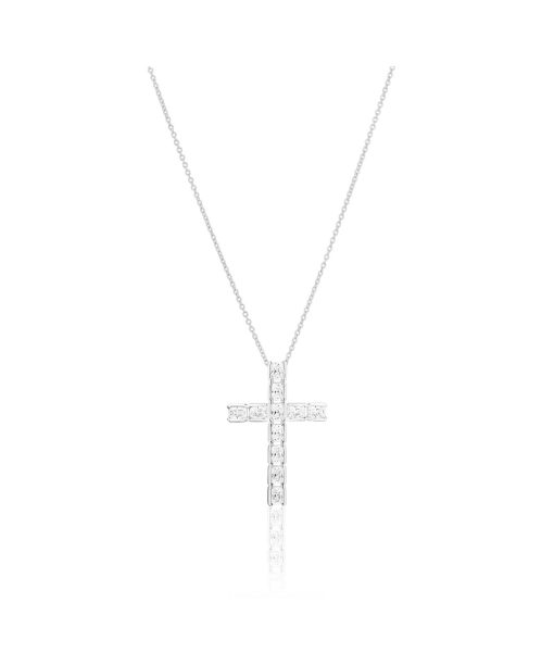 Sif Jakobs Necklace Roccanova Croce - With White Zirconia