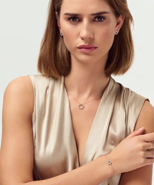 Alternative view of Sif Jakobs Necklace Brina - with lab-grown diamonds