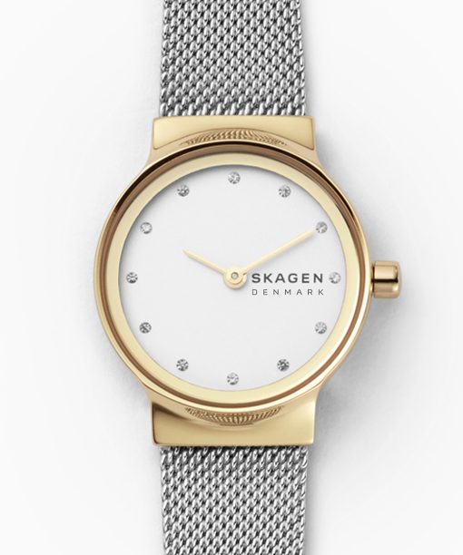 Alternative view of Skagen Freja Lille Two-Tone Steel Mesh Watch - SKW2666