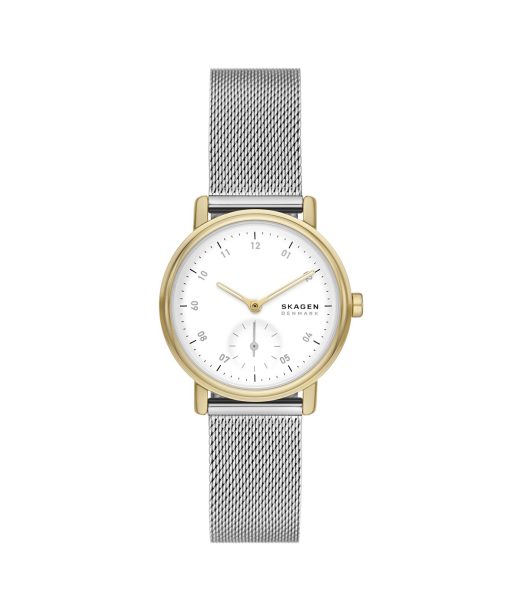 Skagen Kuppel Lille Two-Hand Sub-Second Stainless Steel Mesh Watch - SKW3101