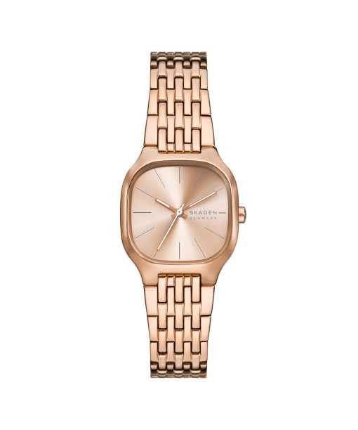 Skagen Mellem Lille Three-Hand Rose Gold Stainless Steel Watch - SKW3166