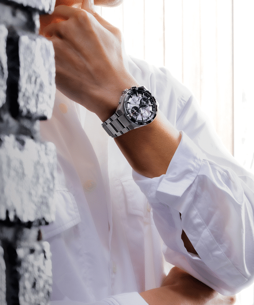 Alternative view of Seiko Astron GPS Solar Dual-Time Chronograph 5X83 - SSH153J1